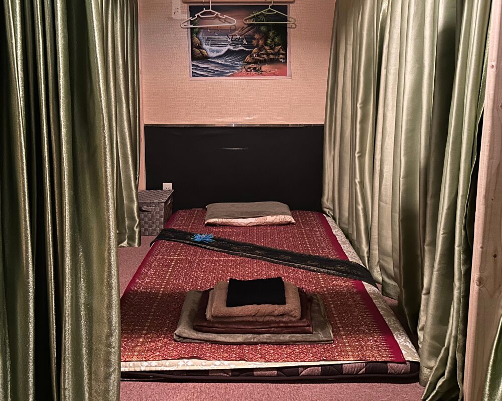 茨城県水戸市栄町・大工町のタイ古式マッサージ・さくらの施術室１